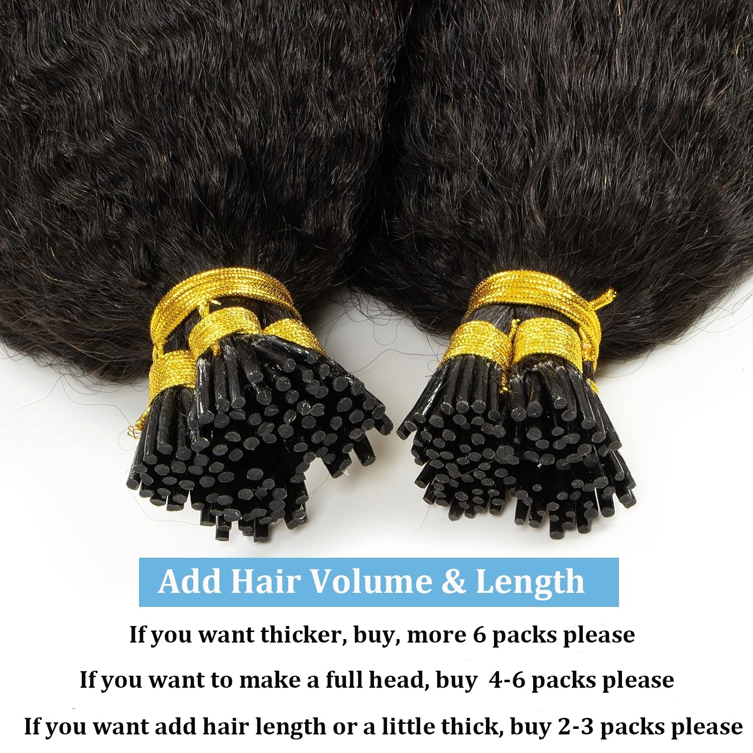 Kinky Straight Brazilian Hair Extensions - HalleBeauty
