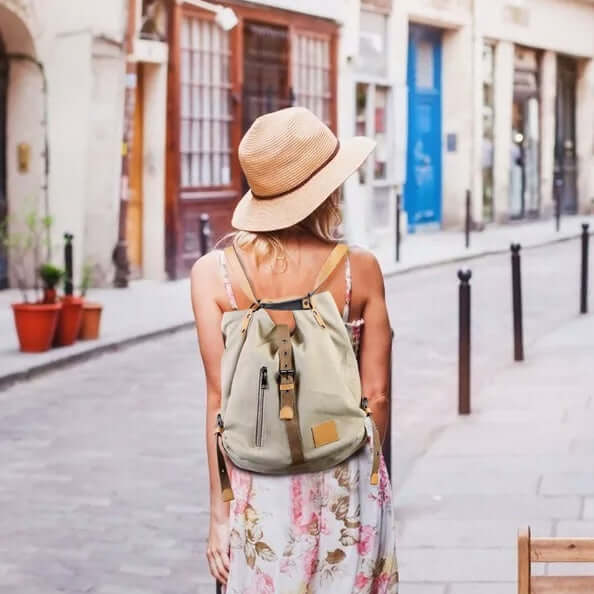 Ladies Canvas Tote Bag – Spacious & Stylish - HalleBeauty