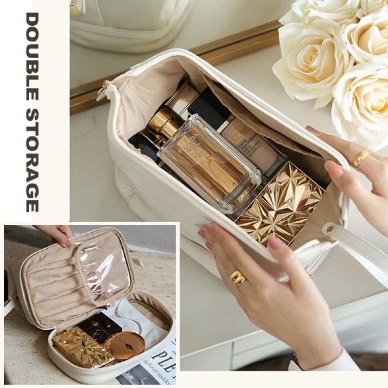 Large Travel Cosmetic Bag | Portable Makeup Organizer - HalleBeauty