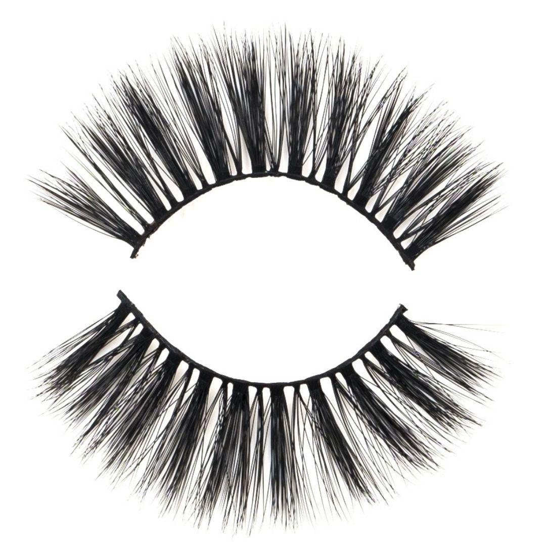 Lavender Faux 3D Volume Lashes - HalleBeauty