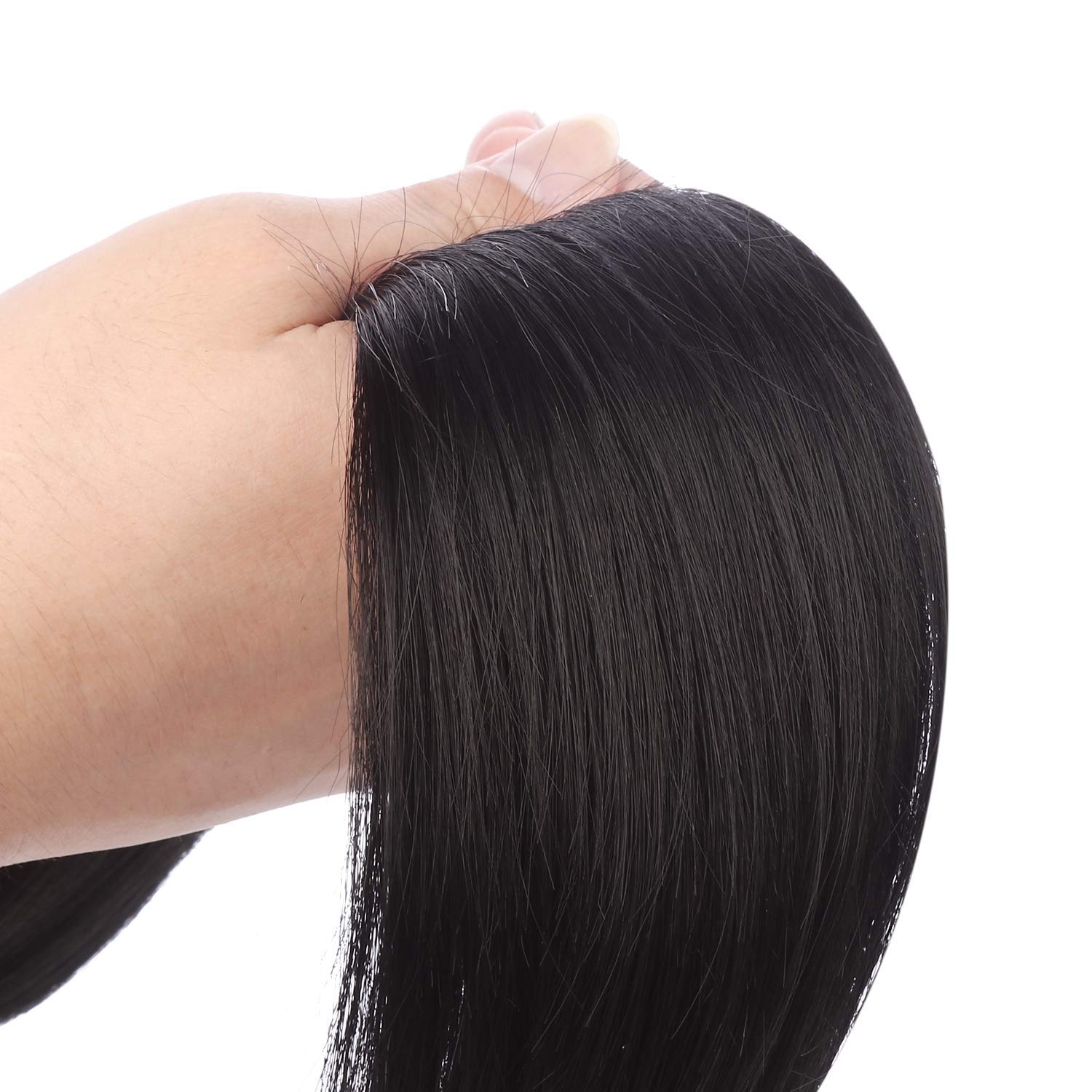 Long Straight Clip - In Ponytail Extension - HalleBeauty