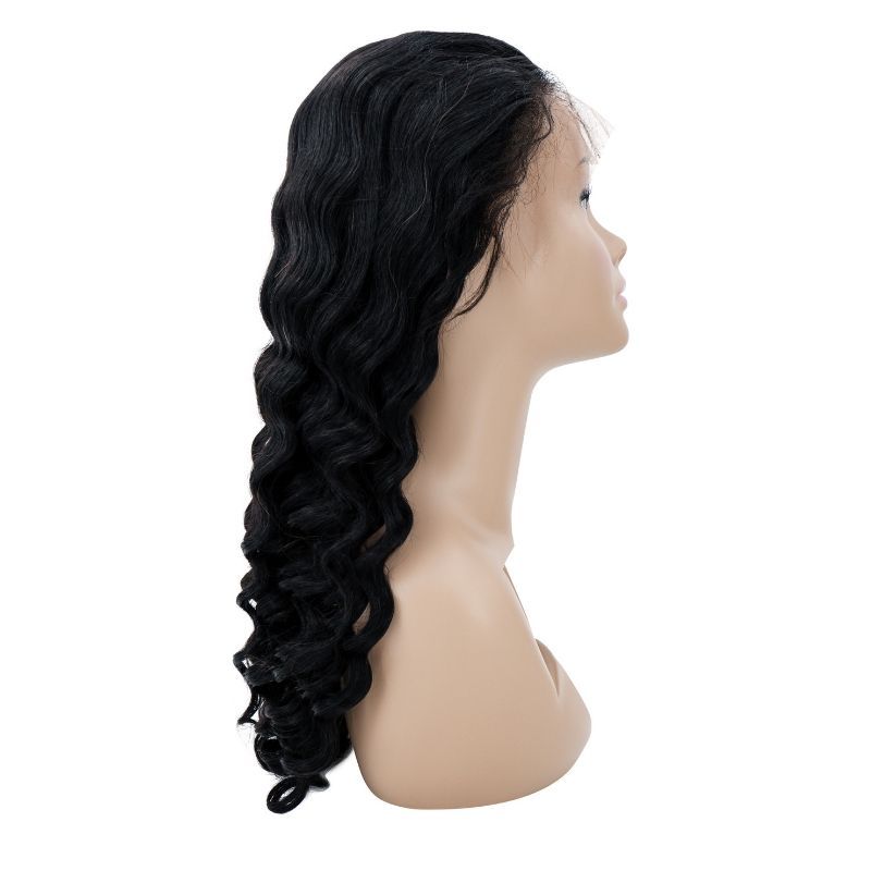 Loose Wave 13x4 Transparent Lace Front Wig - HalleBeauty