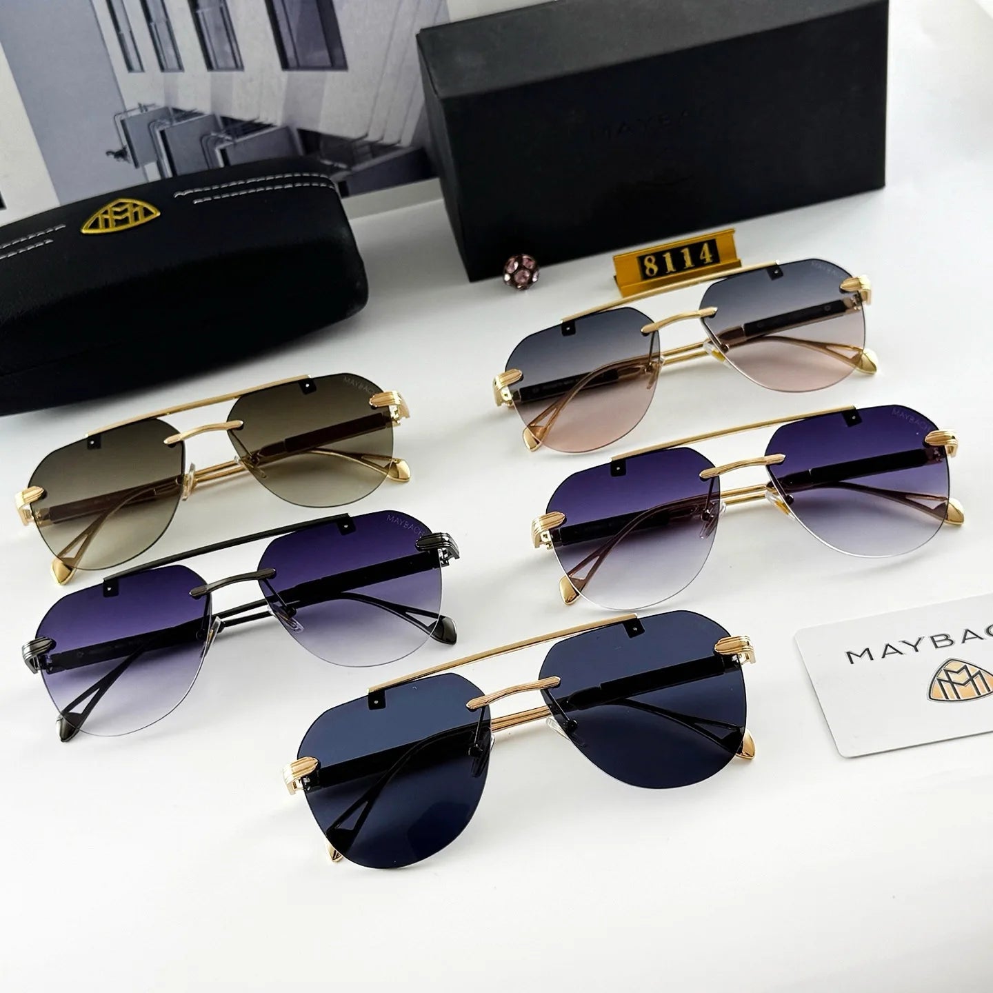 Luxury Maybach Car Sunglasses – High - End Polarized Fashion Goggles - HalleBeauty