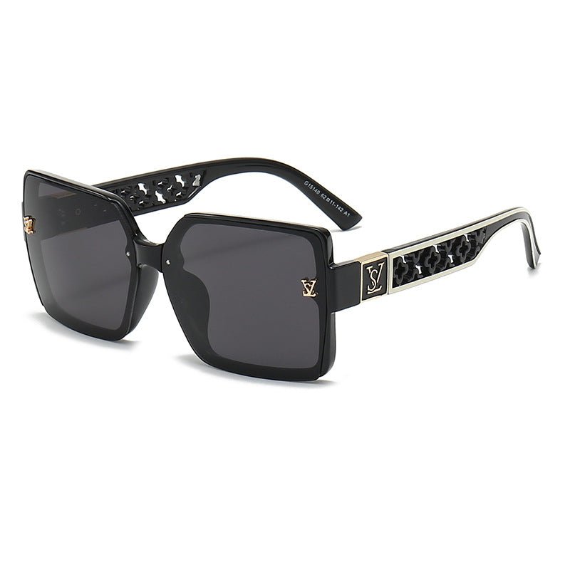 Luxury Square Sunglasses - Classic Unisex Shades (UV400) - HalleBeauty