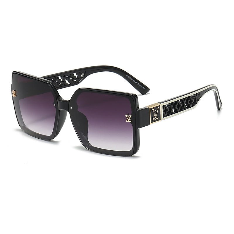 Luxury Square Sunglasses - Classic Unisex Shades (UV400) - HalleBeauty