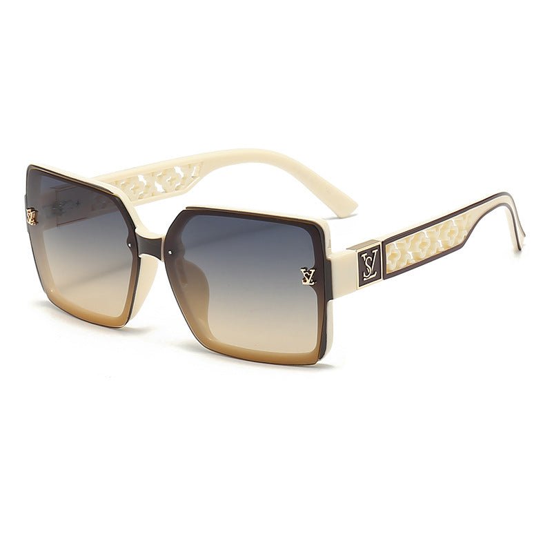 Luxury Square Sunglasses - Classic Unisex Shades (UV400) - HalleBeauty