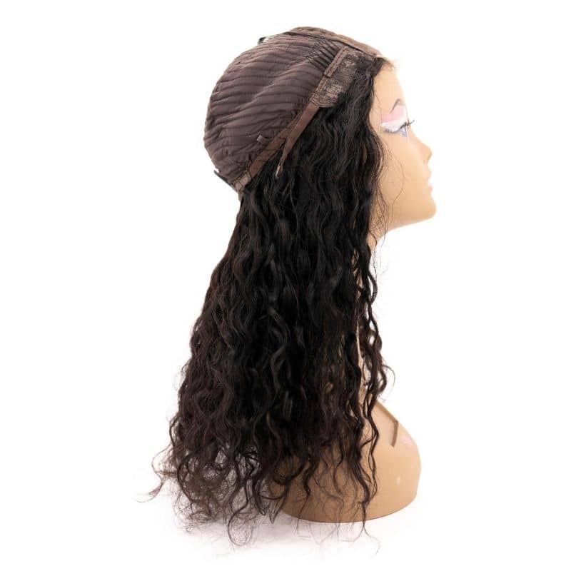 Messy Curl 4x4 Transparent Closure Wig - HalleBeauty