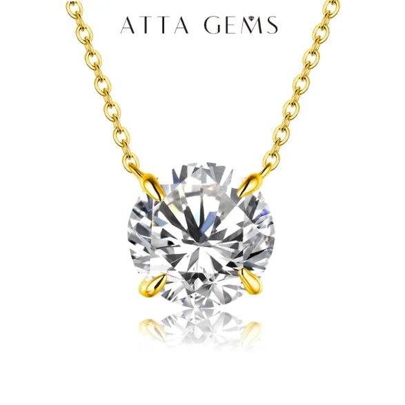 Moissanite 1CT Pendant Necklace - HalleBeauty