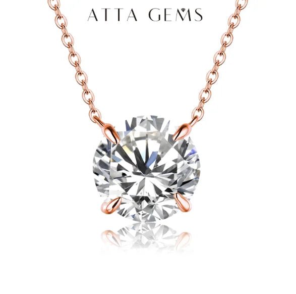 Moissanite 1CT Pendant Necklace - HalleBeauty