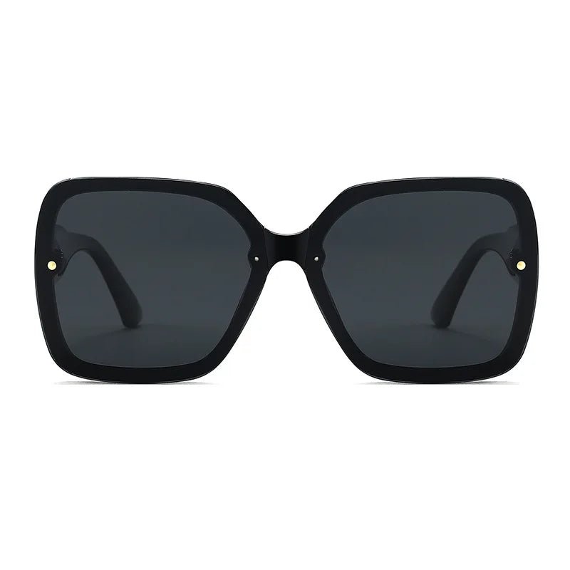 Oversized Luxury Sunglasses for Women – Thick Frame UV400 Eyewear - HalleBeauty