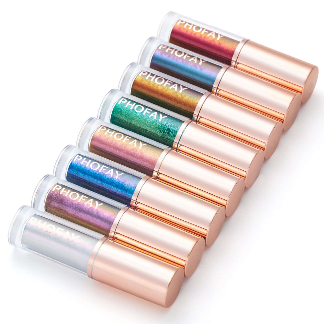 PHOFAY Glitter Eyeliner Set – 6 Vibrant Shades" - HalleBeauty