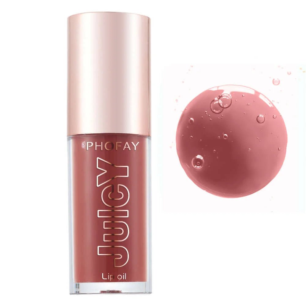 PHOFAY Juicy Lip Oil - Hydrating Tinted Glow - HalleBeauty