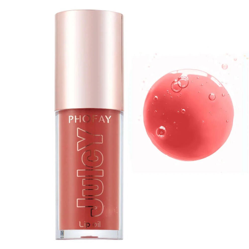 PHOFAY Juicy Lip Oil - Hydrating Tinted Glow - HalleBeauty