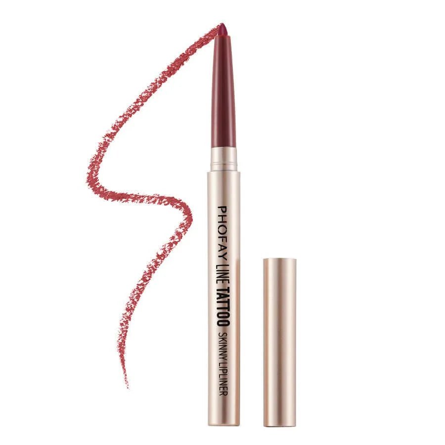 PHOFAY Lipliner Pencil – Smudge - Proof Line - HalleBeauty