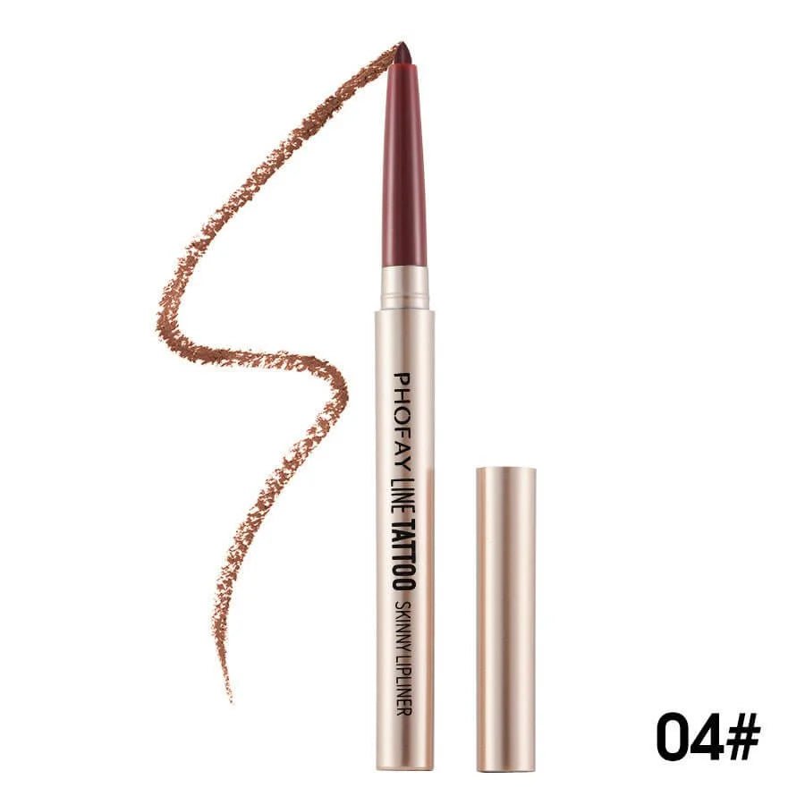 PHOFAY Lipliner Pencil – Smudge - Proof Line - HalleBeauty