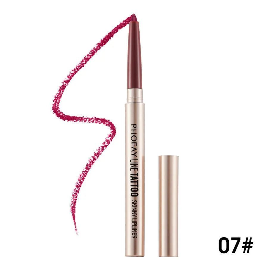 PHOFAY Lipliner Pencil – Smudge - Proof Line - HalleBeauty