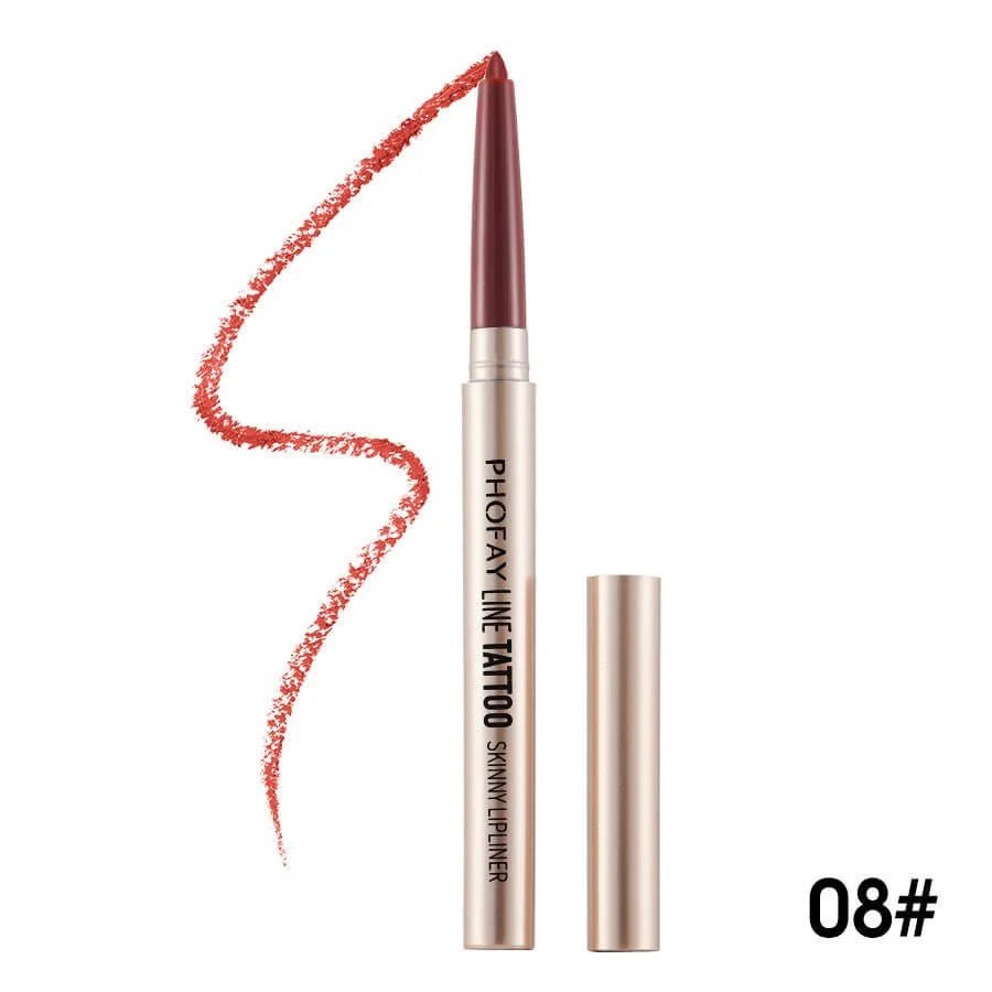 PHOFAY Lipliner Pencil – Smudge - Proof Line - HalleBeauty