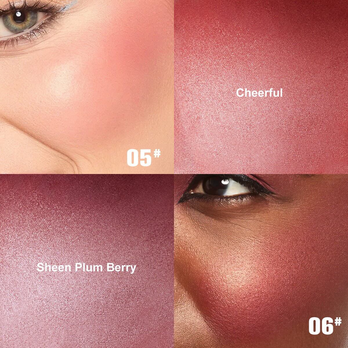 PHOFAY Luminous Blush - Lightweight Shimmer - HalleBeauty