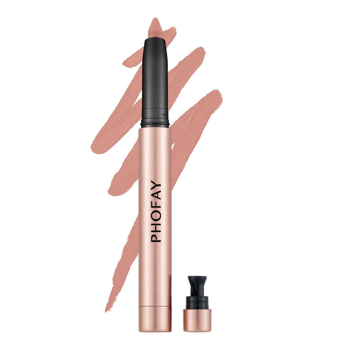 PHOFAY Matte Lip Liner Pen – Velvet Finish - HalleBeauty