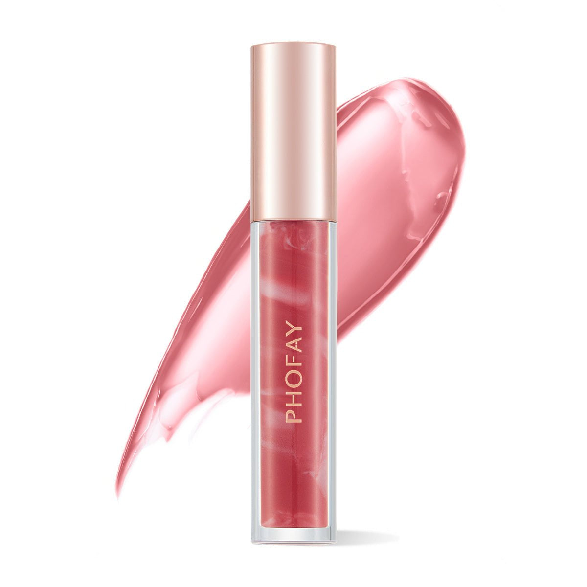 PHOFAY Rose Blooming Hydrating Lip Gloss - HalleBeauty