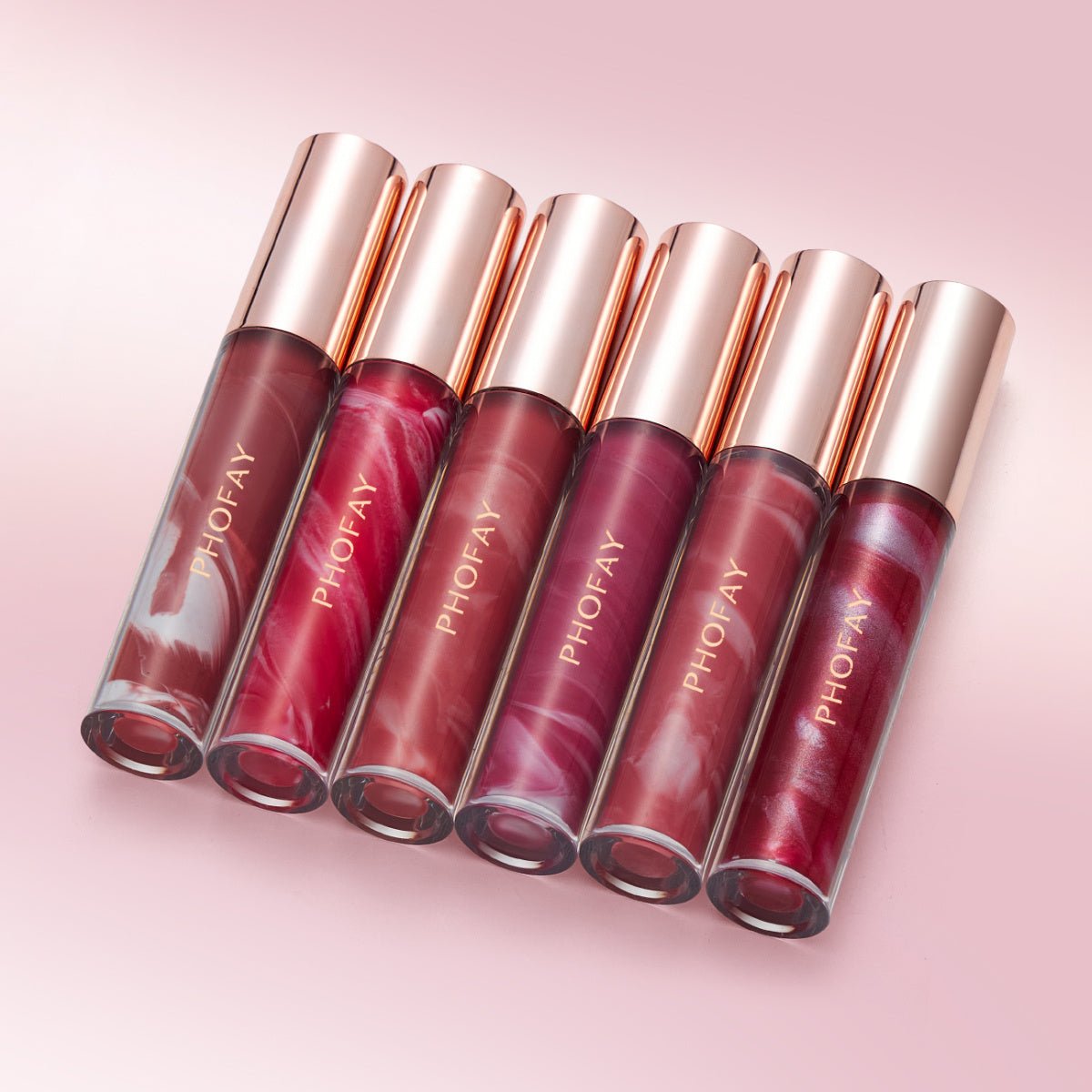 PHOFAY Rose Blooming Hydrating Lip Gloss - HalleBeauty