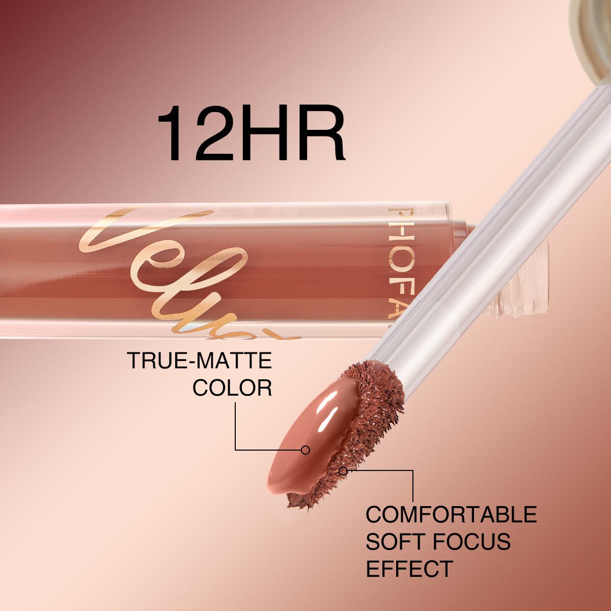 PHOFAY Velvet Lip Gloss - HalleBeauty