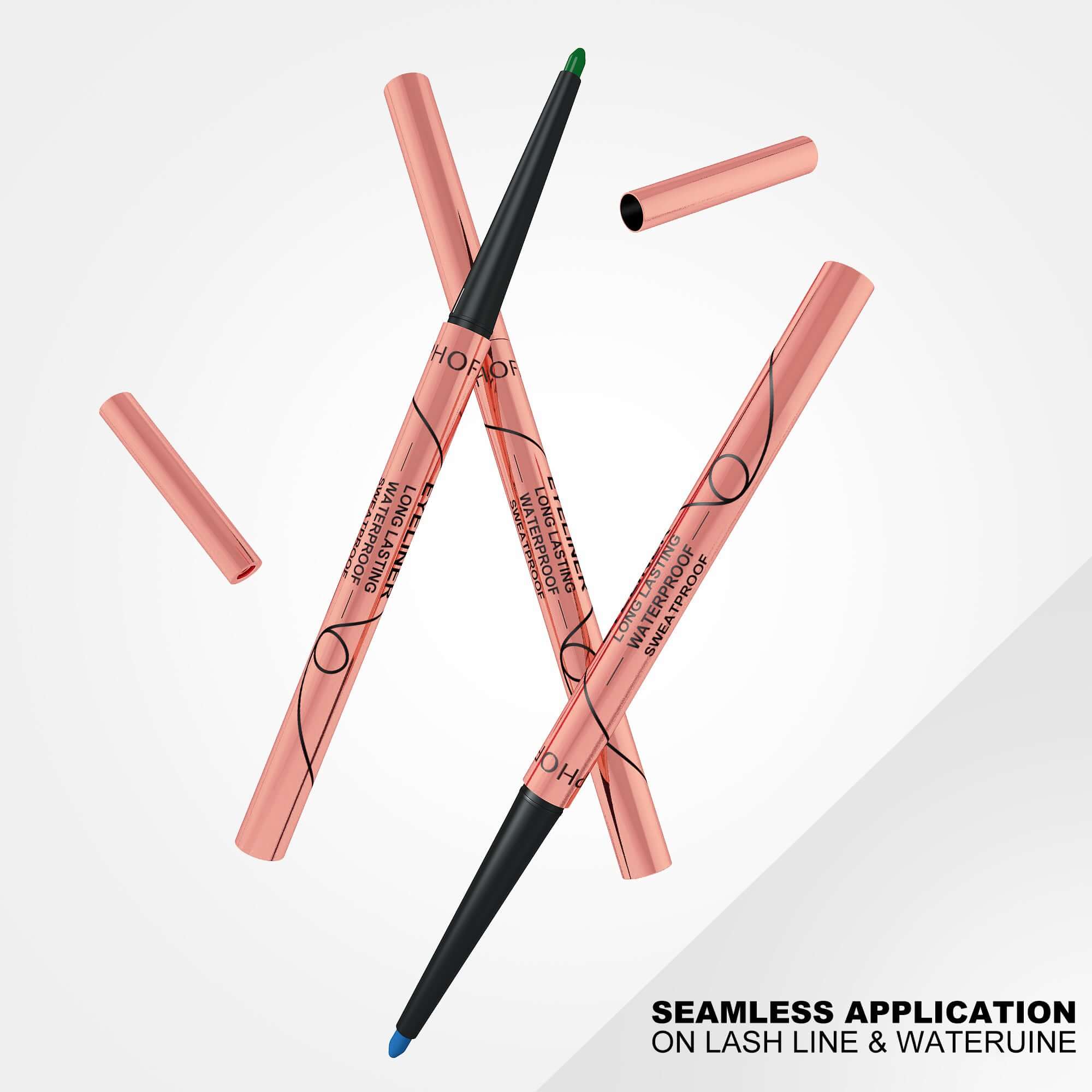 PHOFAY Waterproof Colorful Eyeliner – 6 Shades - HalleBeauty