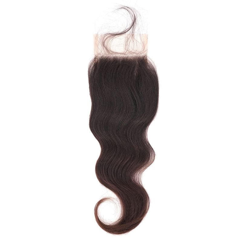 Raw Indian Wavy 5x5 Transparent Closure - HalleBeauty