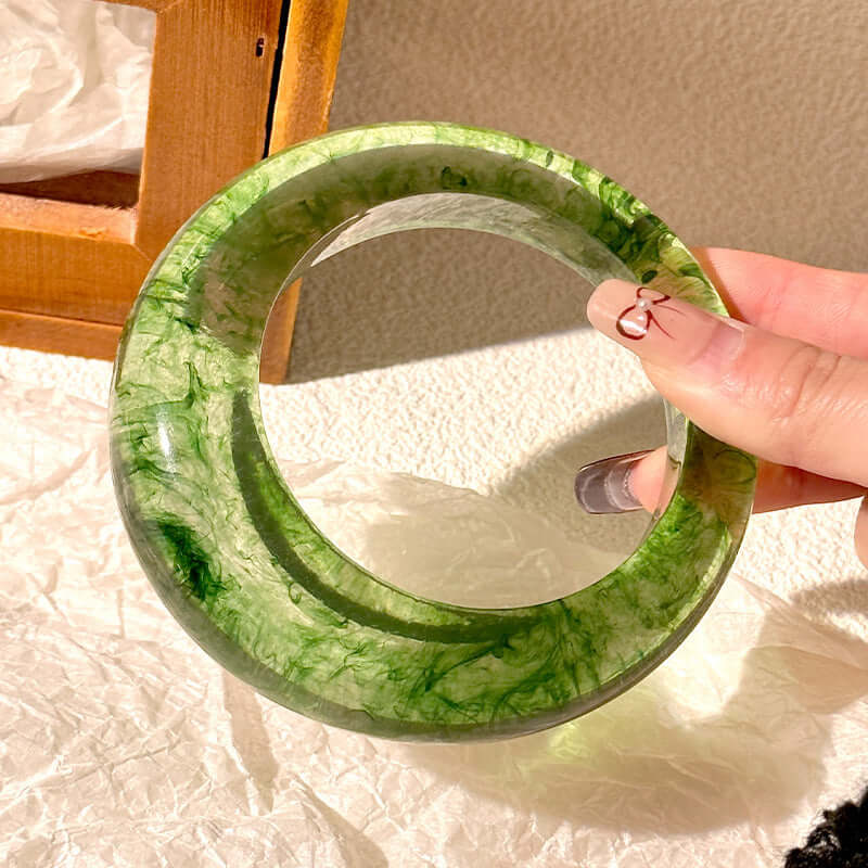 Resin Round Geometric Irregular Bracelet - HalleBeauty