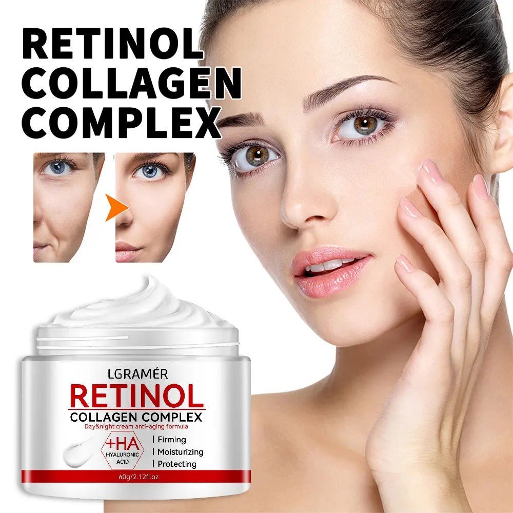 Retinol Collagen Cream - Firming & Wrinkle Reduction - HalleBeauty