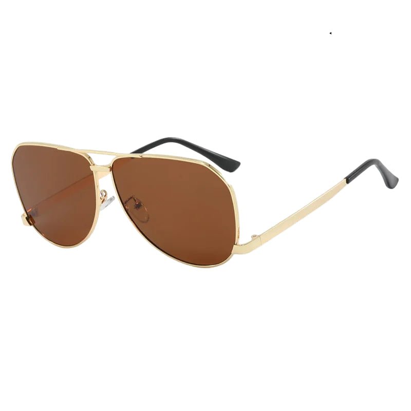 Retro Aviator Sunglasses for Women – Pilot Style Driving Eyewear - HalleBeauty