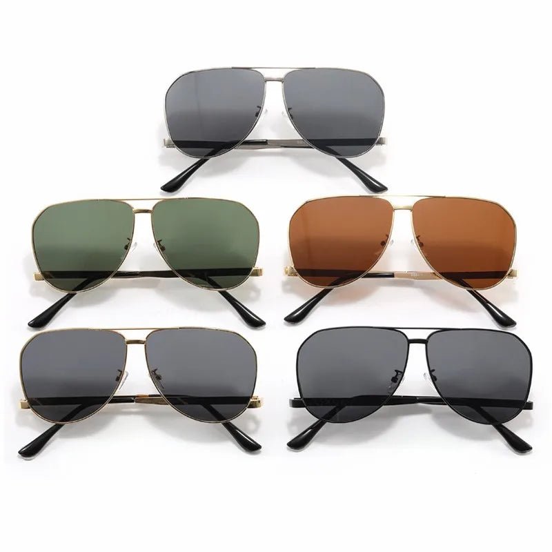 Retro Aviator Sunglasses for Women – Pilot Style Driving Eyewear - HalleBeauty