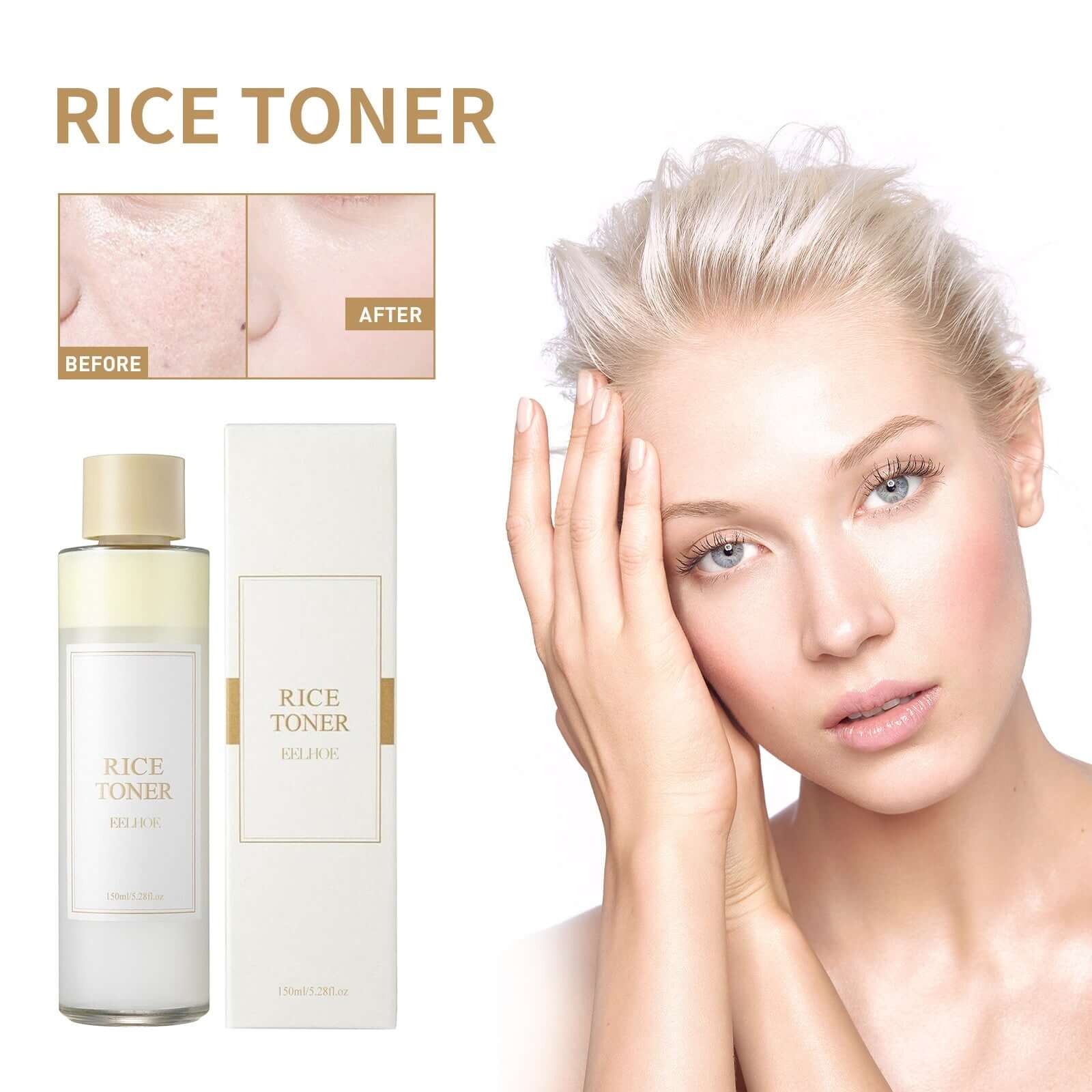 Rice Toner | Deep Hydration & Skin Barrier Repair - HalleBeauty
