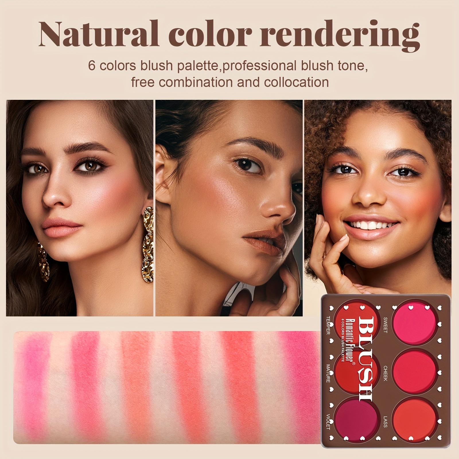 Romantic Flower 6 - Color Blush Palette - HalleBeauty