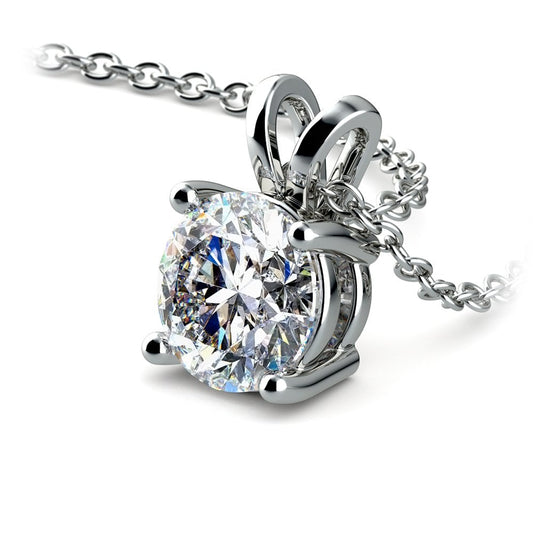 Lab Grown Diamond Pendant 0.5–0.75 CTW | Hallebeauty