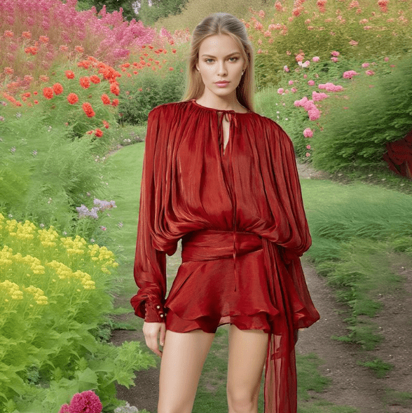 Ruffle Bow Mini Dress - Elegant Lace - Up Party Dress - HalleBeauty