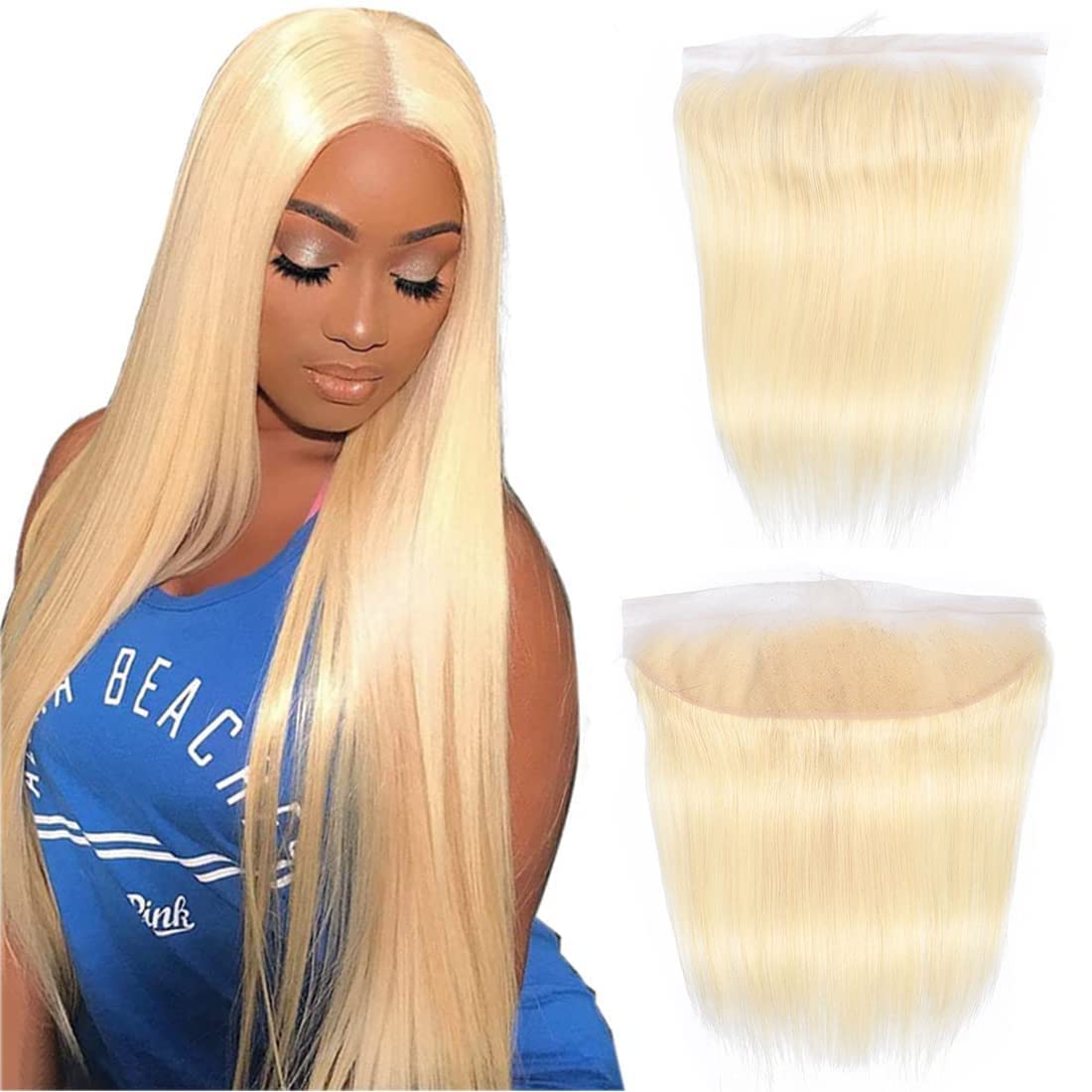 Russian Blonde Straight 4x4 Closure | Human Hair - HalleBeauty