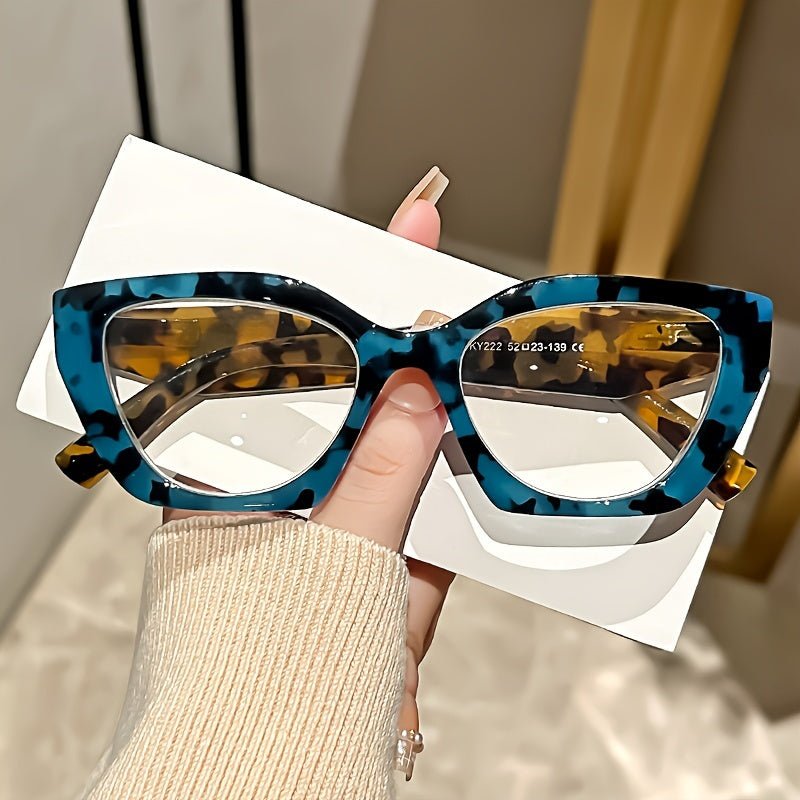 Square Glasses Frames - Unisex Retro Acetate Eyewear for Women & Men - HalleBeauty