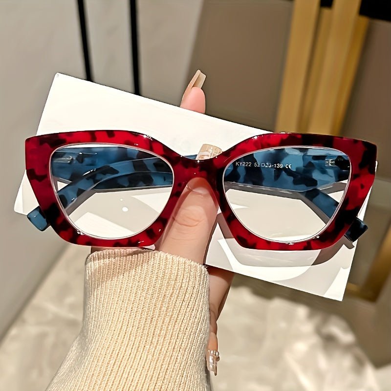 Square Glasses Frames - Unisex Retro Acetate Eyewear for Women & Men - HalleBeauty