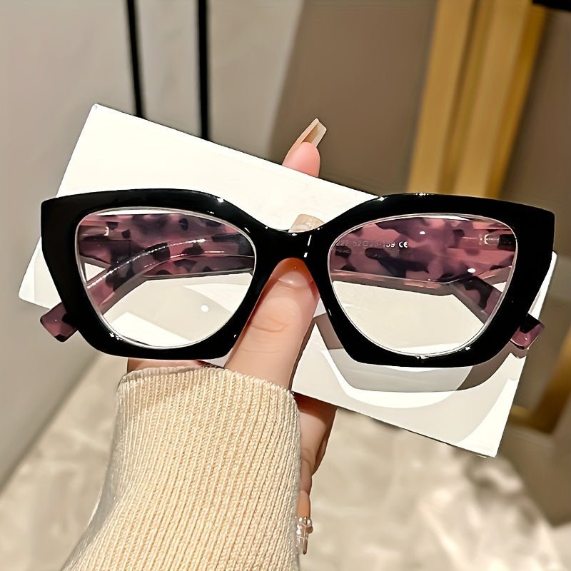 Square Glasses Frames - Unisex Retro Acetate Eyewear for Women & Men - HalleBeauty