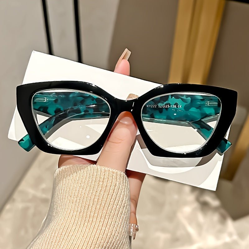 Square Glasses Frames - Unisex Retro Acetate Eyewear for Women & Men - HalleBeauty
