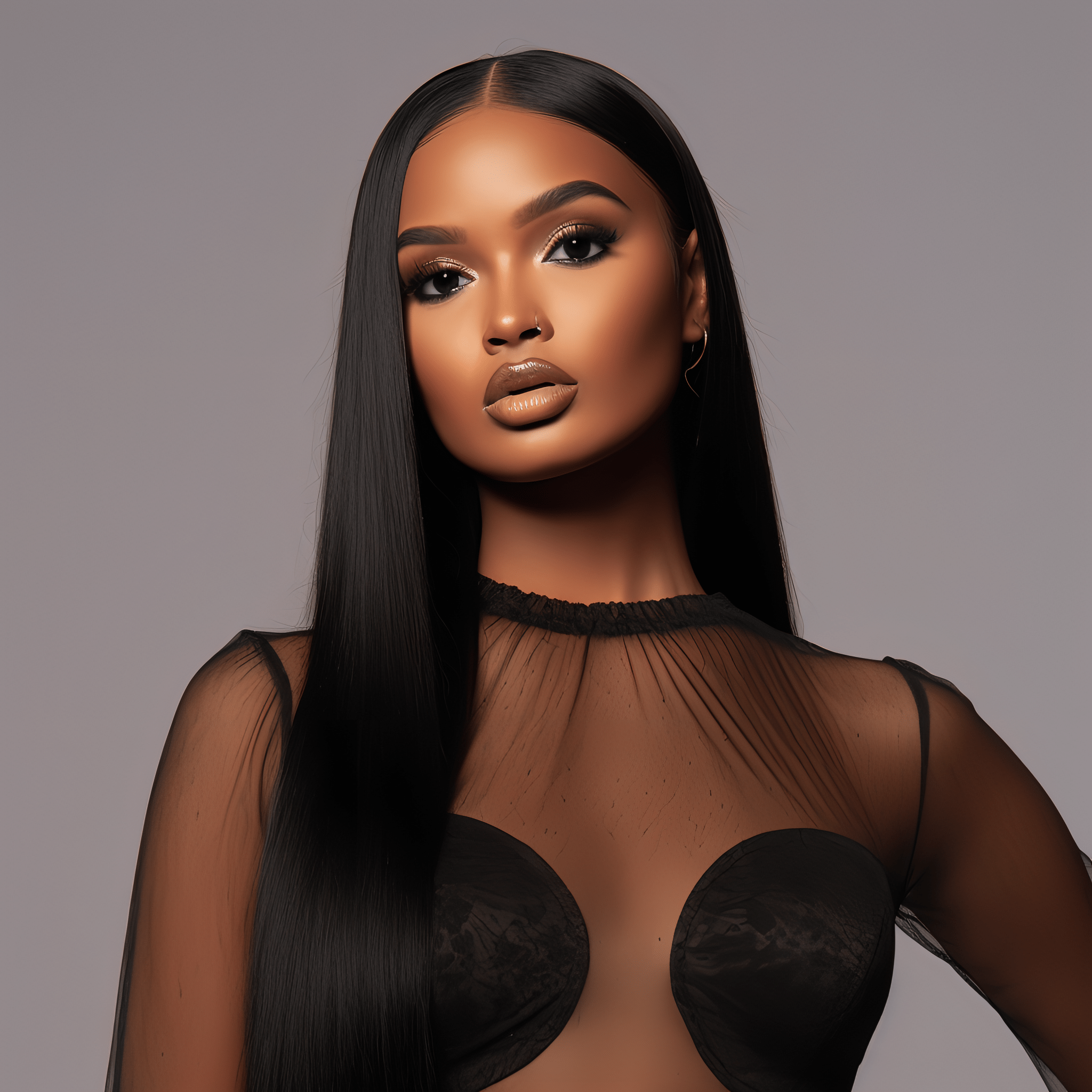 Straight Full Lace Wig - Human Hair - HalleBeauty