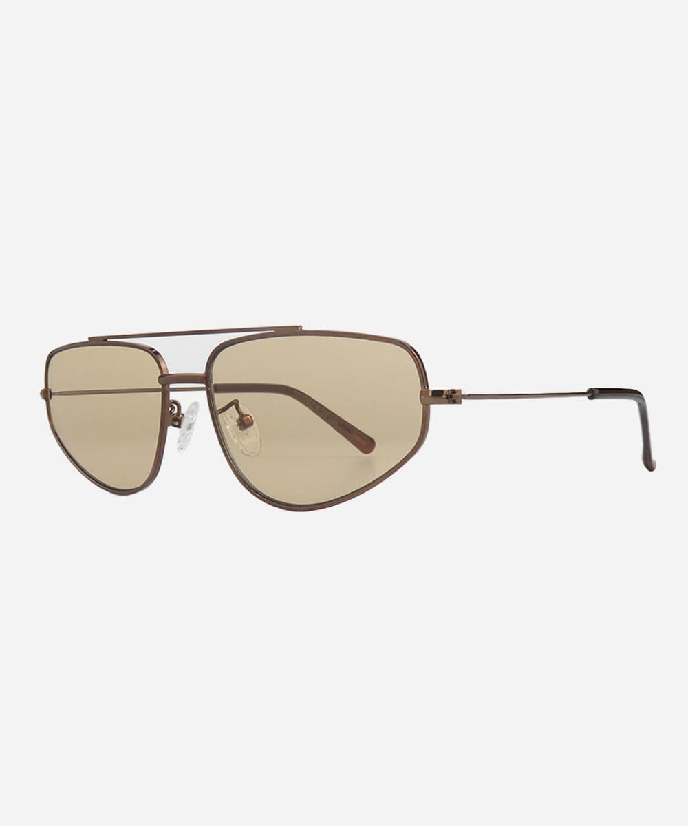 GIGI PIP Sienna Aviator Sunglasses | Bronze Brown Frame