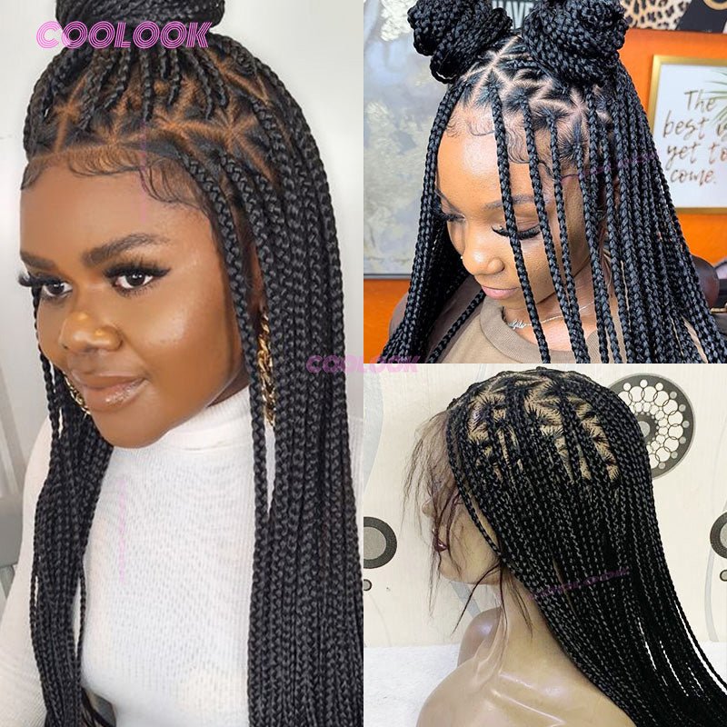 Synthetic Knotless Box Braid Wig - Hallebeauty - HalleBeauty