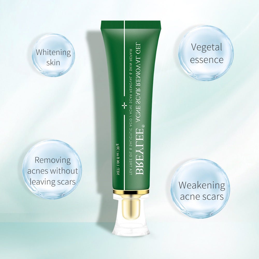 Tea Tree Acne Scar Removal Gel – Fade Scars & Soothe Skin - HalleBeauty