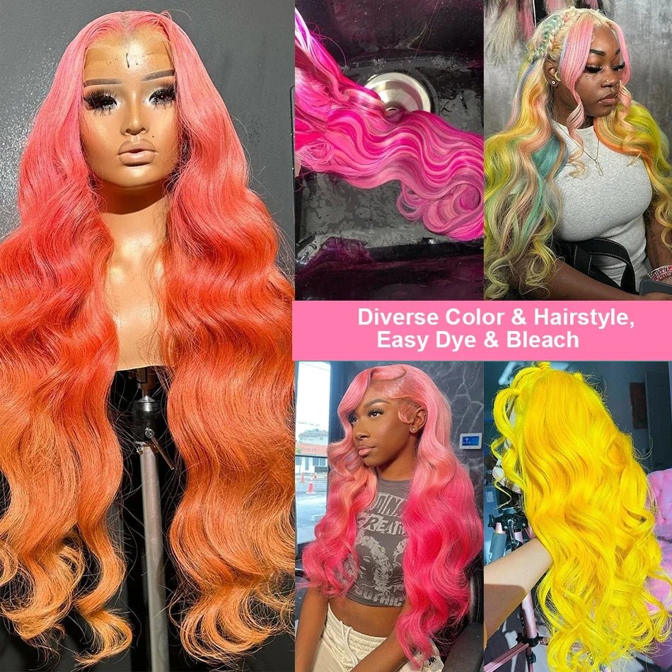 Transparent Lace Honey Blonde Glueless Wig – No Glue, All Natural - HalleBeauty