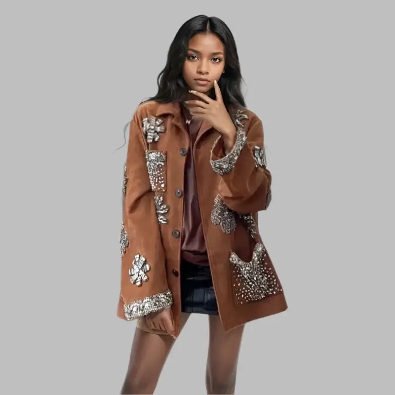 Trendy Women’s Denim Vest & Skirt Set – Edgy - HalleBeauty