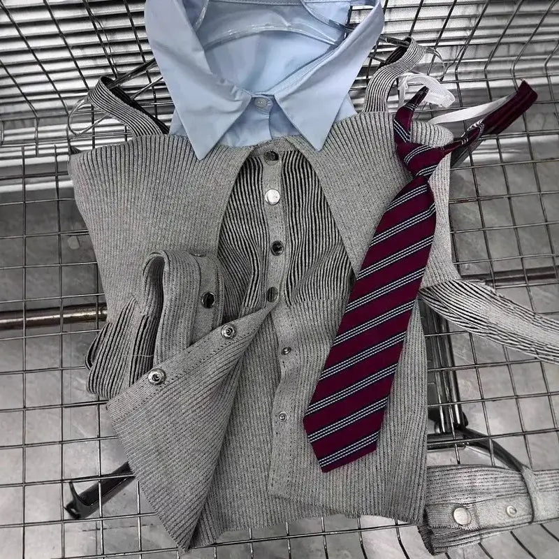 Trendy Women’s Off - Shoulder Knitted Blouse – Long Sleeve Tie Design - HalleBeauty