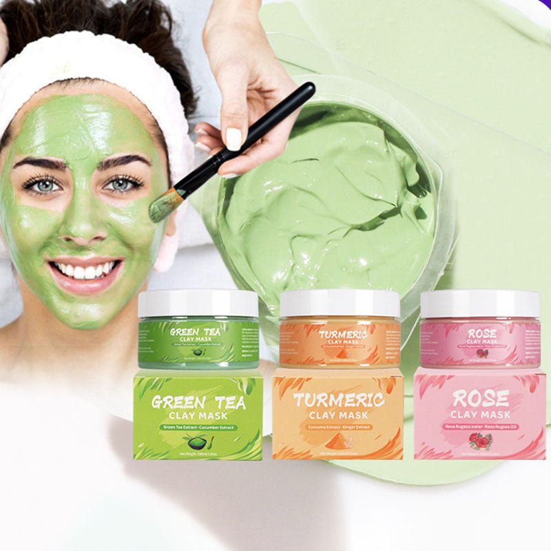 Turmeric & Green Tea Clay Mask - Hallebeauty - HalleBeauty