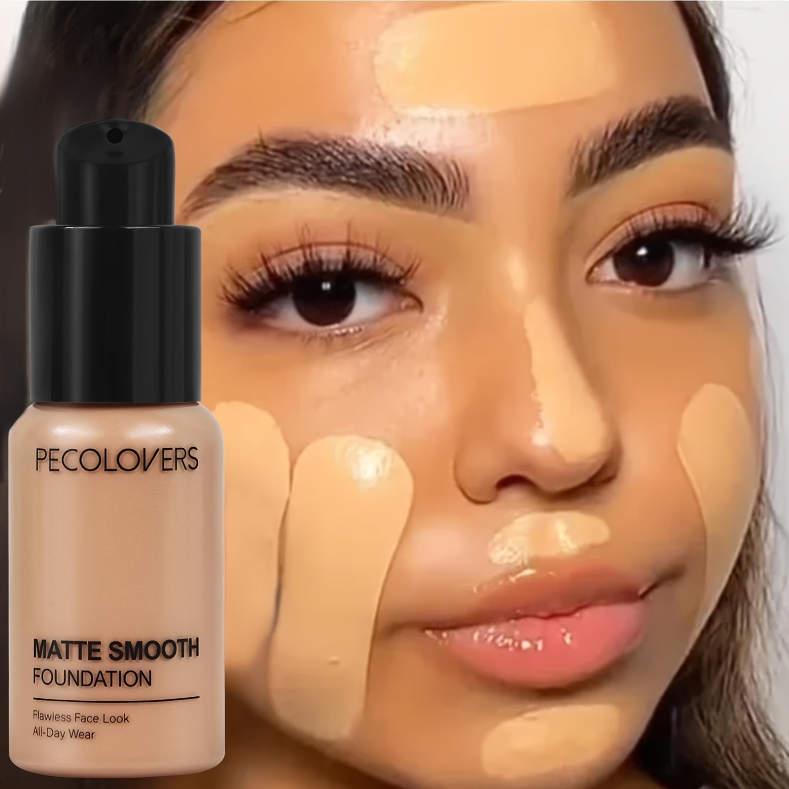 Ultra Matte Liquid Foundation – 24H Oil Control & Waterproof Wear - HalleBeauty